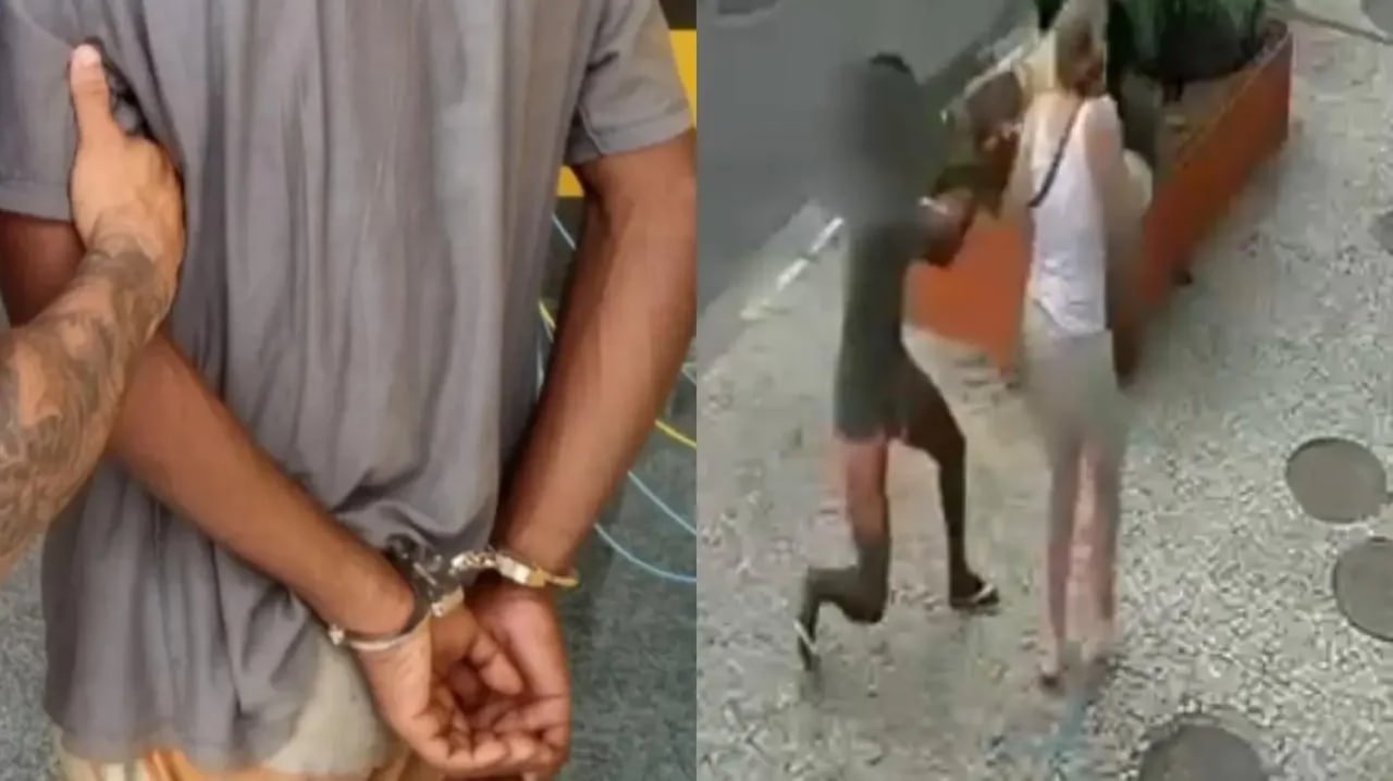 Guarda prende homem que assaltou idosa com violência na Rua Lemos Cunha